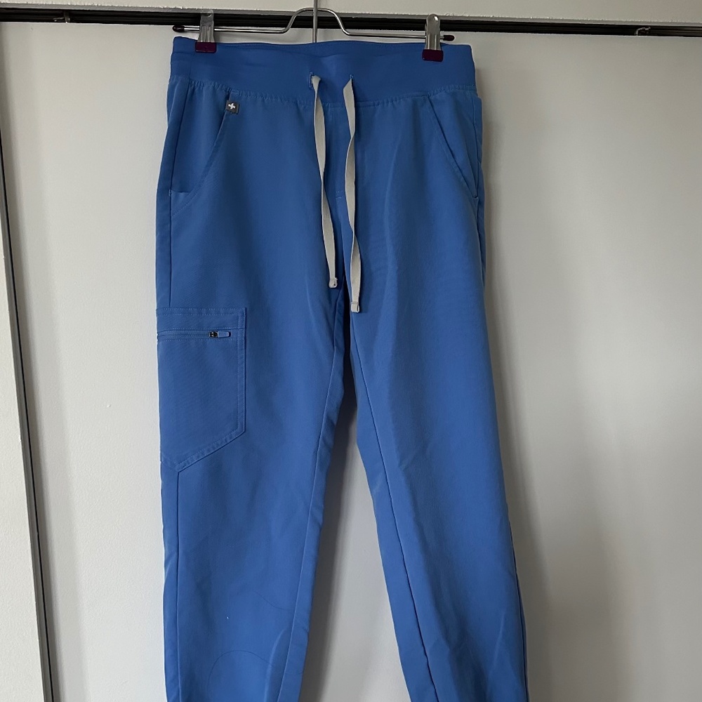 Figs Zamora Jogger Scrub Pants - XSP Ceil Blue